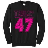 45 47 Trump Vintage American Flag Trump 2024 Sweatshirt