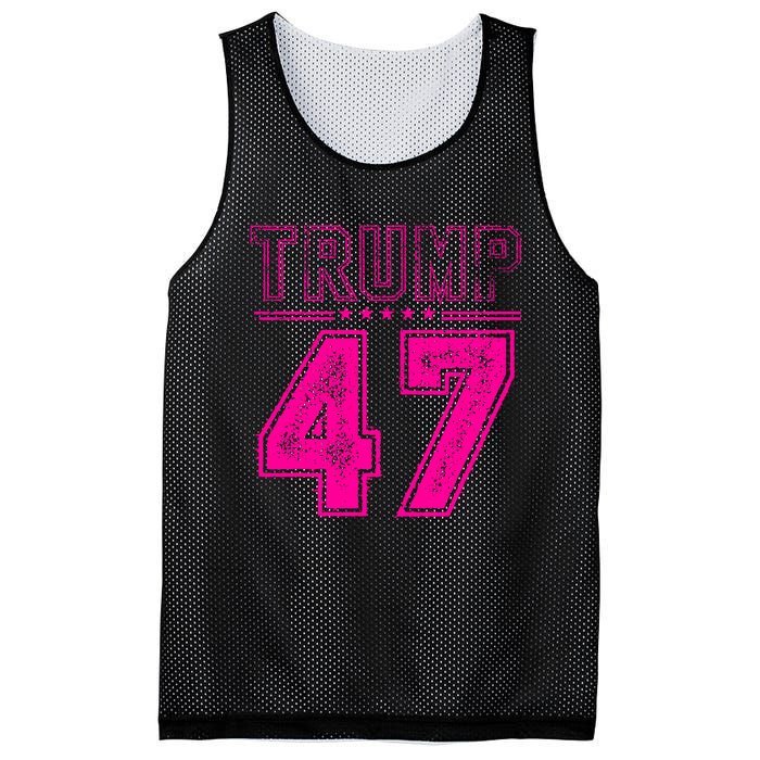 45 47 Trump Vintage American Flag Trump 2024 Mesh Reversible Basketball Jersey Tank