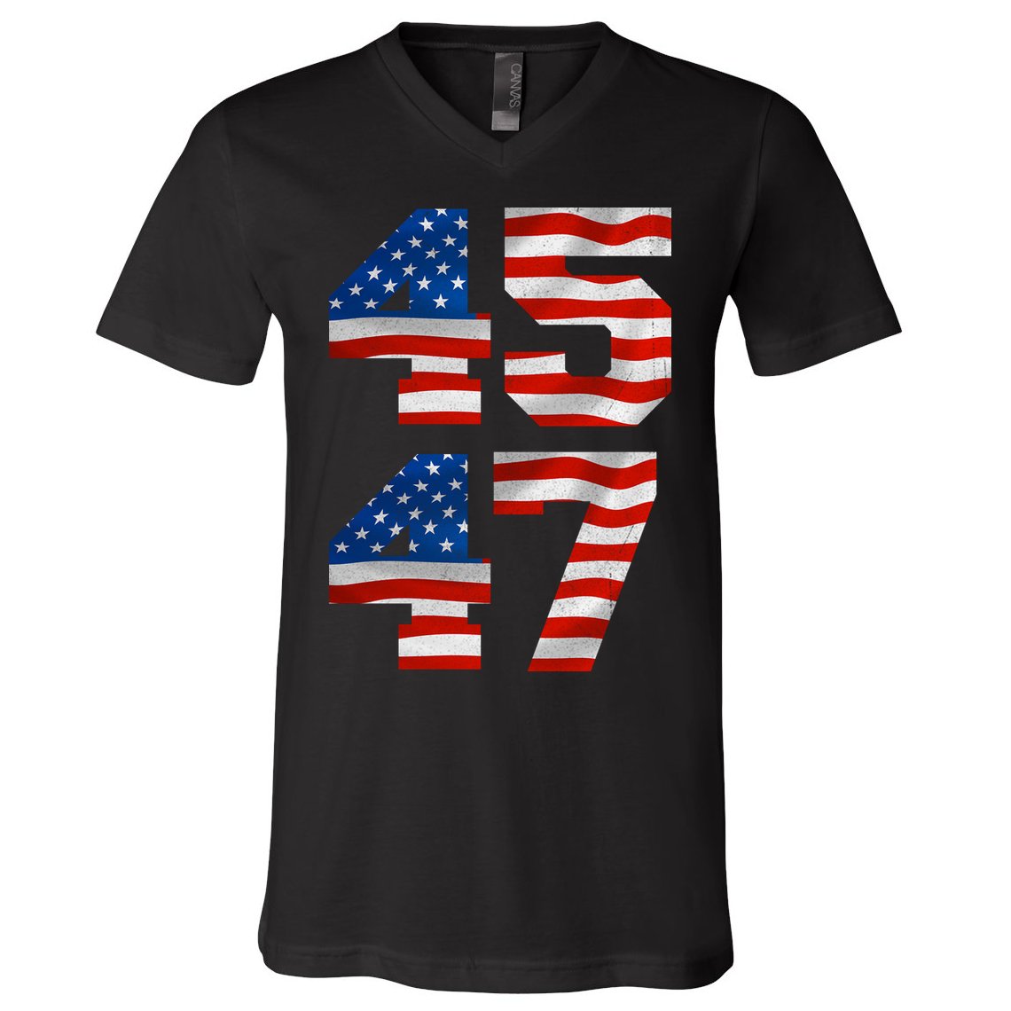45 47 Trump 2024 V-Neck T-Shirt