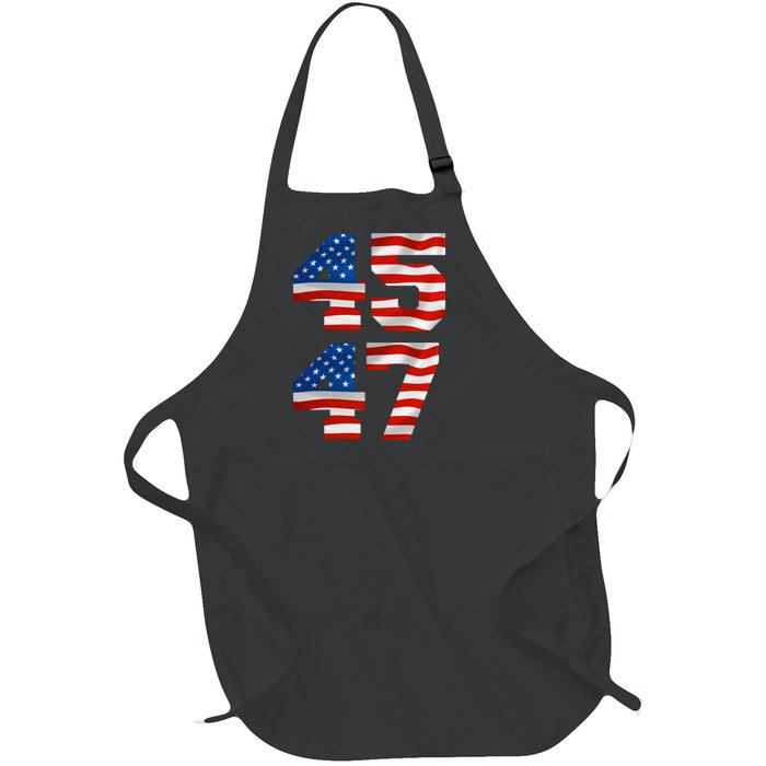 45 47 Trump 2024 Full-Length Apron With Pockets