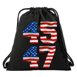 45 47 Trump 2024 Drawstring Bag