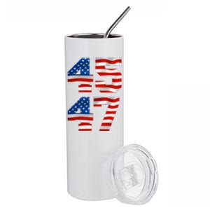 45 47 Trump 2024 Stainless Steel Tumbler