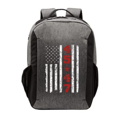 45 47 Trump Vintage Usa Flag 2024 President Election Politic Vector Backpack