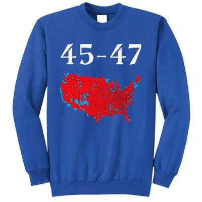 45 47 Trump Election Map 2024 Sweatshirt