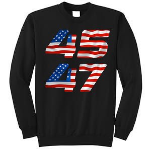 45 47 Trump 2024 Tall Sweatshirt