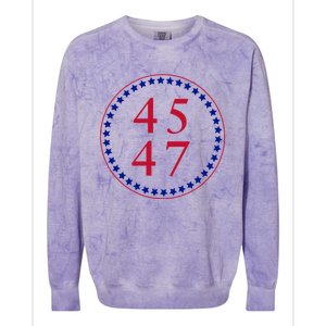 45 47 Trump Victory Colorblast Crewneck Sweatshirt