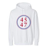 45 47 Trump Victory Garment-Dyed Fleece Hoodie