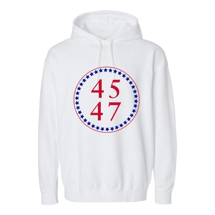 45 47 Trump Victory Garment-Dyed Fleece Hoodie