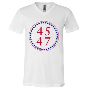 45 47 Trump Victory V-Neck T-Shirt