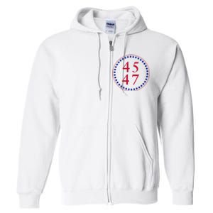 45 47 Trump Victory Full Zip Hoodie