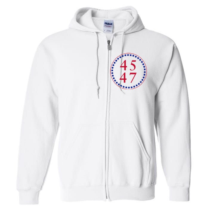 45 47 Trump Victory Full Zip Hoodie