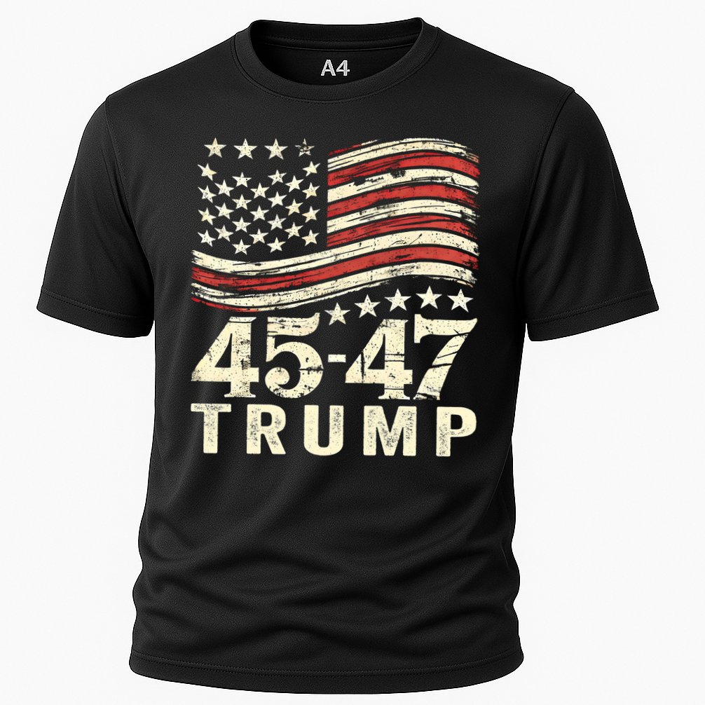 45 47 Usa Flag Trump Inauguration Day 2025 Cooling Performance Crew T-Shirt