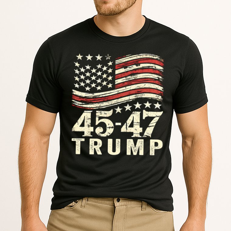 45 47 Usa Flag Trump Inauguration Day 2025 Cooling Performance Crew T-Shirt