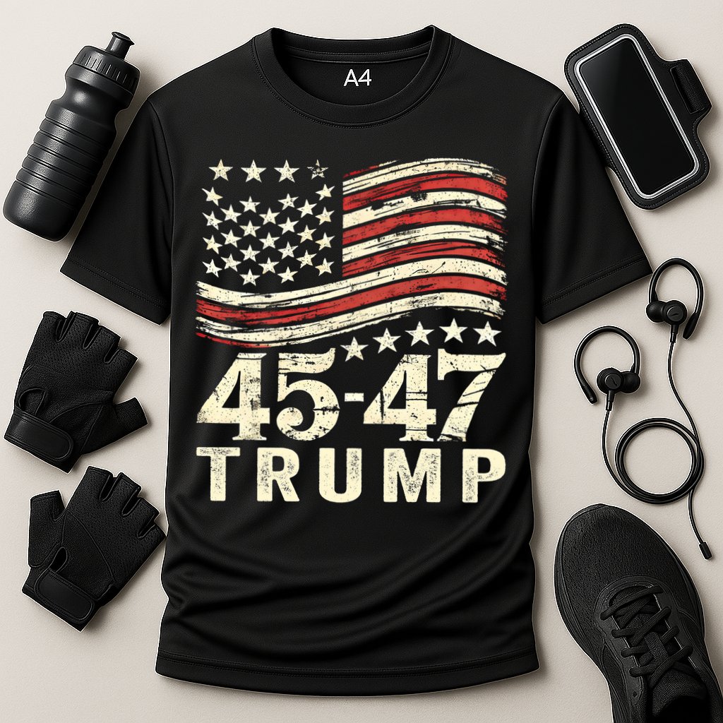 45 47 Usa Flag Trump Inauguration Day 2025 Cooling Performance Crew T-Shirt