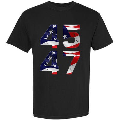 45 47 Usa Flag Garment-Dyed Heavyweight T-Shirt