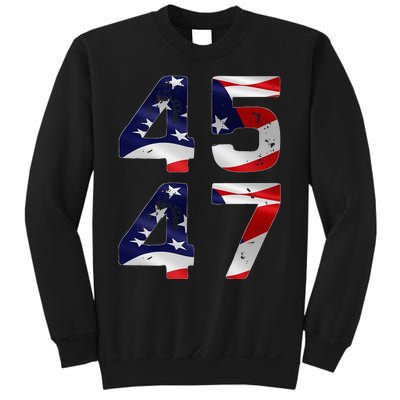 45 47 Usa Flag Sweatshirt