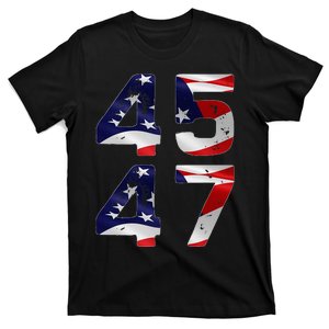 45 47 Usa Flag T-Shirt