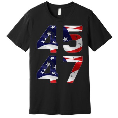 45 47 Usa Flag Premium T-Shirt