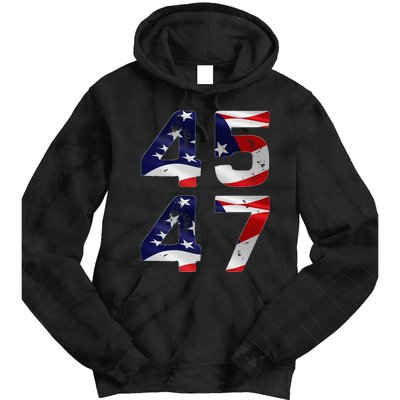 45 47 Usa Flag Tie Dye Hoodie