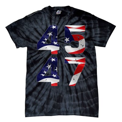 45 47 Usa Flag Tie-Dye T-Shirt