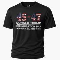 45 47 Usa Flag Trump Inauguration Day 2025 Vance 2028 Cooling Performance Crew T-Shirt