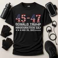 45 47 Usa Flag Trump Inauguration Day 2025 Vance 2028 Cooling Performance Crew T-Shirt