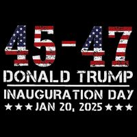 45 47 Usa Flag Trump Inauguration Day 2025 Vance 2028 Cooling Performance Crew T-Shirt