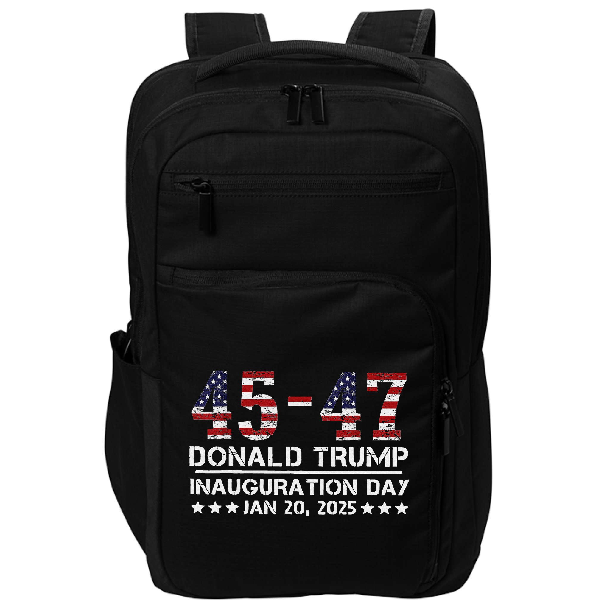 45 47 Usa Flag Trump Inauguration Day 2025 Vance 2028 Impact Tech Backpack