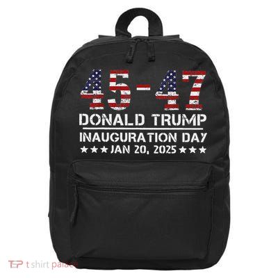 45 47 Usa Flag Trump Inauguration Day 2025 Vance 2028 16 in Basic Backpack