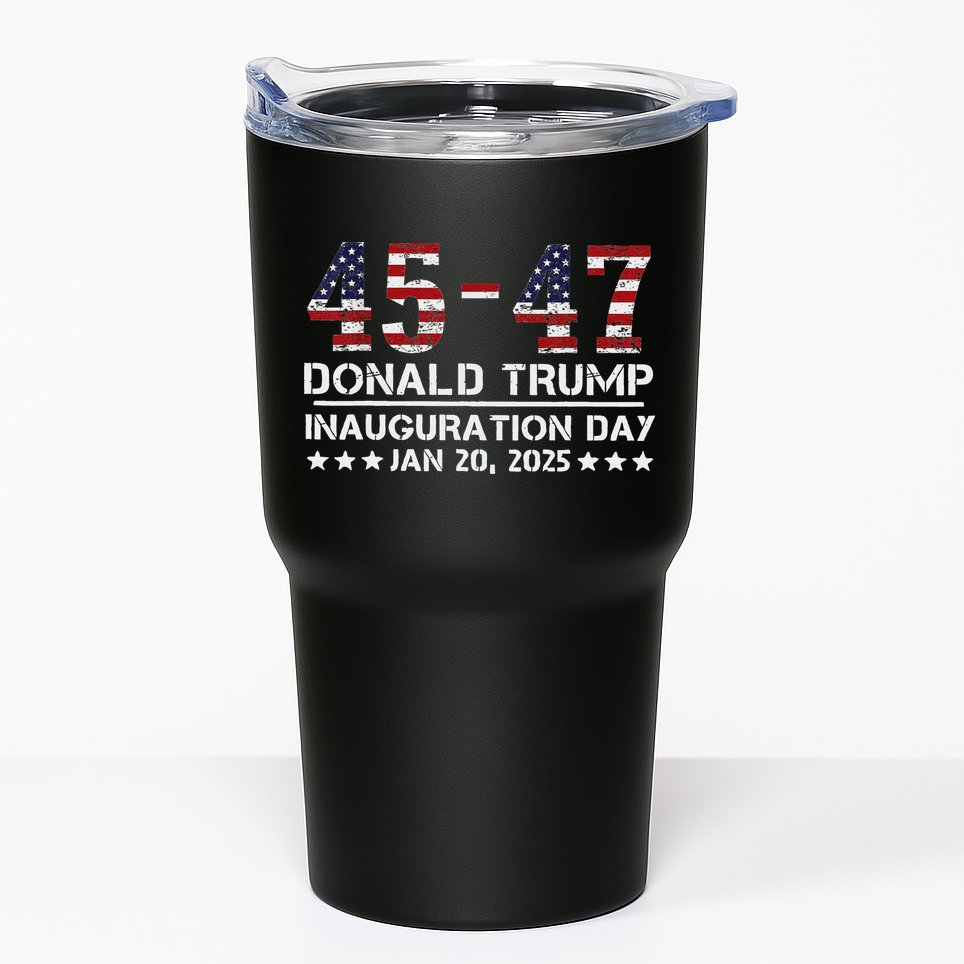 45 47 Usa Flag Trump Inauguration Day 2025 Vance 2028 Tumbler
