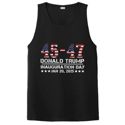 45 47 Usa Flag Trump Inauguration Day 2025 Vance 2028 PosiCharge Competitor Tank