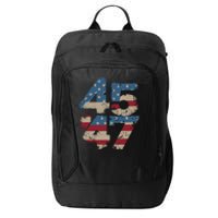 45 47 Vintage American Flag City Backpack