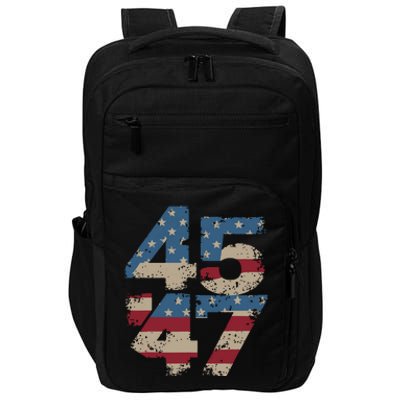 45 47 Vintage American Flag Impact Tech Backpack