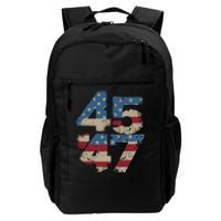 45 47 Vintage American Flag Daily Commute Backpack