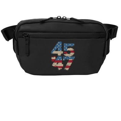 45 47 Vintage American Flag Crossbody Pack