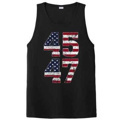 45 47 We The People 2024 Stand With American Flag PosiCharge Competitor Tank