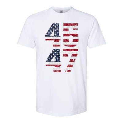 45 47 We The People 2024 Stand With American Flag Softstyle® CVC T-Shirt