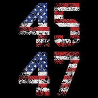45 47 We The People 2024 Stand With American Flag Sustainable Bucket Hat