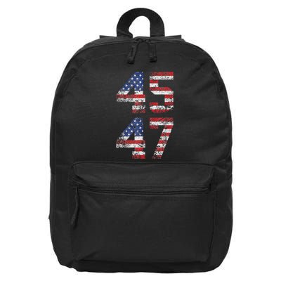 45 47 We The People 2024 Stand With American Flag 16 in Basic Backpack