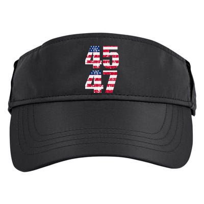45 47 Trump 2024 Adult Drive Performance Visor