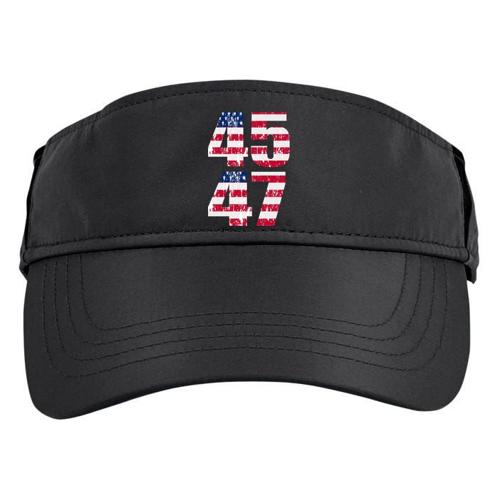 45 47 Trump 2024 Adult Drive Performance Visor