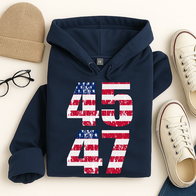 45 47 Trump 2024 Hoodie