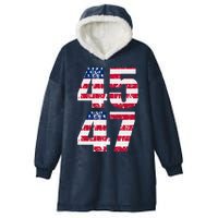 45 47 Trump 2024 Hooded Wearable Blanket