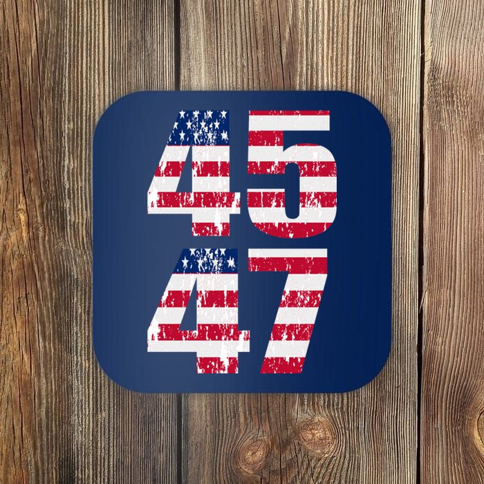 45 47 Trump 2024 Coaster