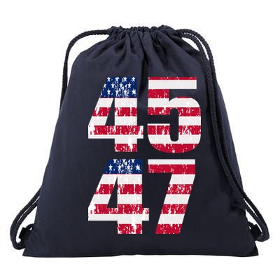 45 47 Trump 2024 Drawstring Bag