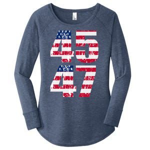 45 47 Trump 2024 Women's Perfect Tri Tunic Long Sleeve Shirt