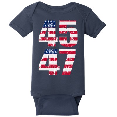 45 47 Trump 2024 Baby Bodysuit
