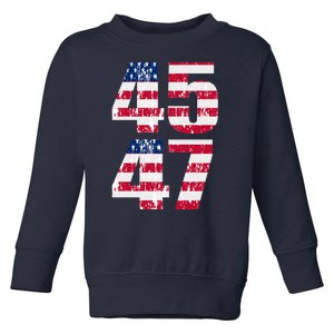 45 47 Trump 2024 Toddler Sweatshirt