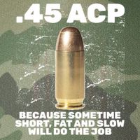 45 ACP Bullet Short Fat Slow Will Do To The Job Legacy Tie Dye Trucker Hat