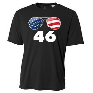 46th President Joe Biden Aviators American Flag Cooling Performance Crew T-Shirt